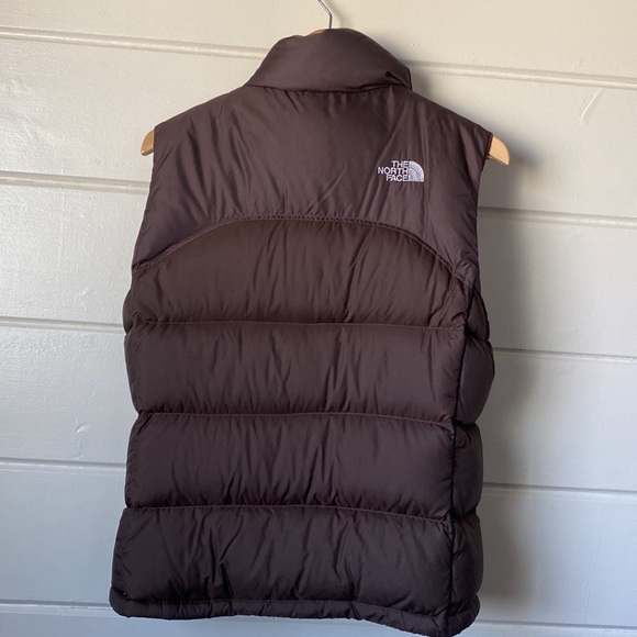 Rare 1996 North Face Nuptse Vest SP Brown 700 Goose Down Puffer Jacket Retro Y2K - Picture 3 of 12